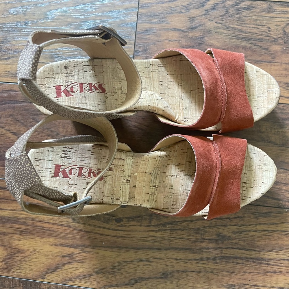 Never Worn Korks Platform Sandals - image 7